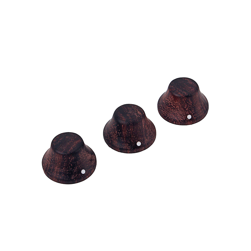 Wood guitar control knob rosewood or Beach finish tone or volume