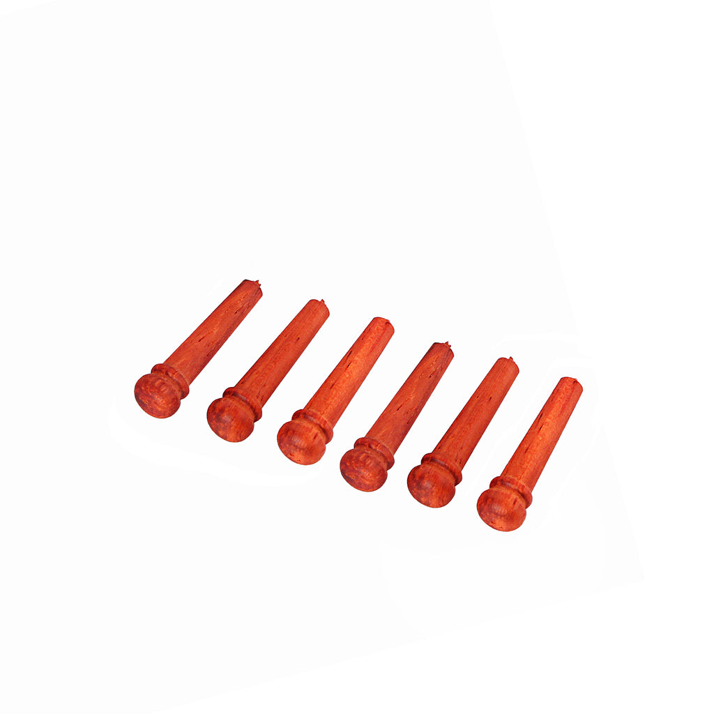 6x red wood Bridge Pin Classical Style Dot Acoustic Guitar