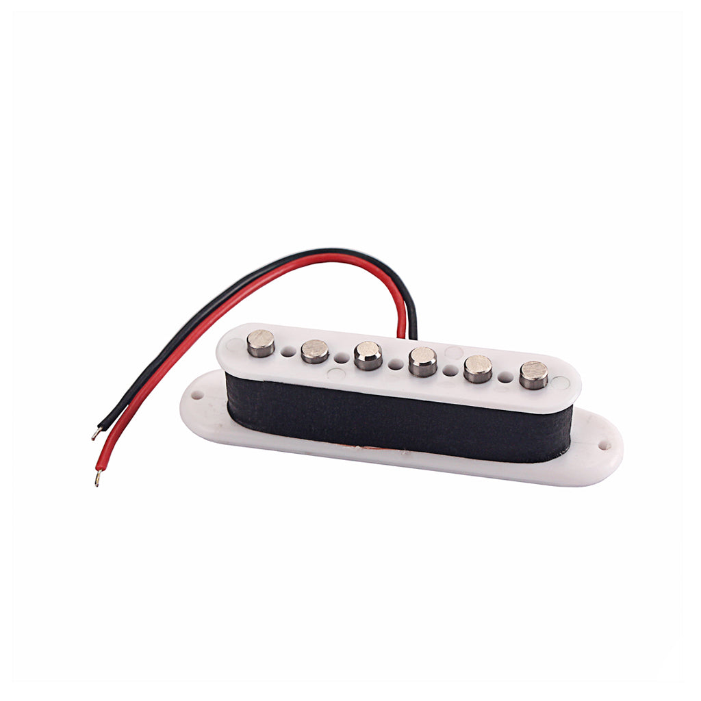1PCS Vintage Alnico 5 Pickup Single Coil Guitar Pickup Middle Pickup Choose Flat Pole Top 50mm