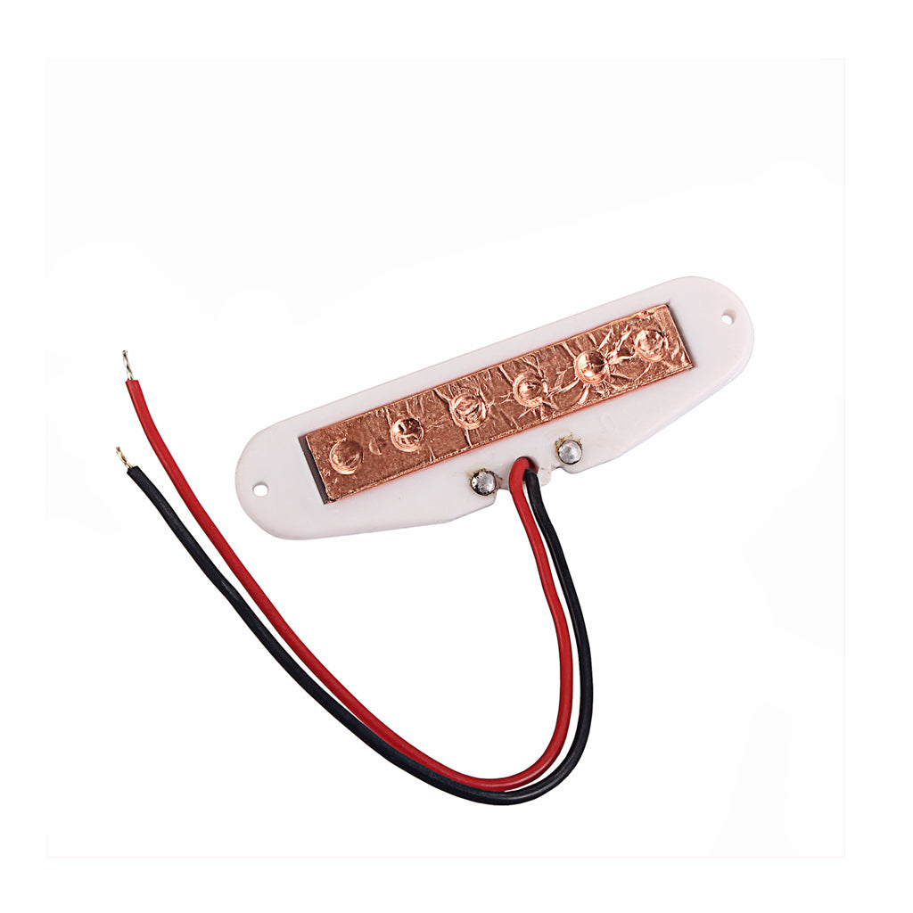 1PCS Vintage Alnico 5 Pickup Single Coil Guitar Pickup Middle Pickup Choose Flat Pole Top 50mm