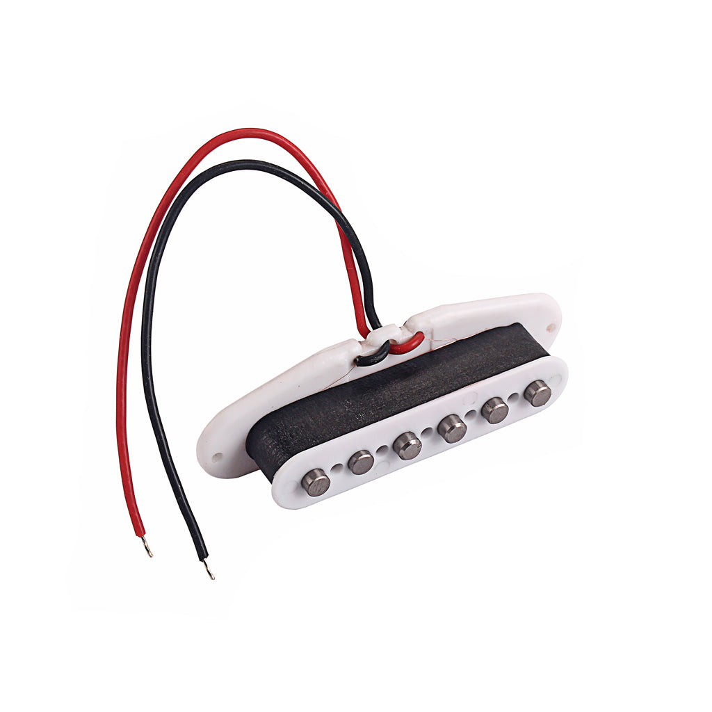 1PCS Vintage Alnico 5 Pickup Single Coil Guitar Pickup Middle Pickup Choose Flat Pole Top 50mm