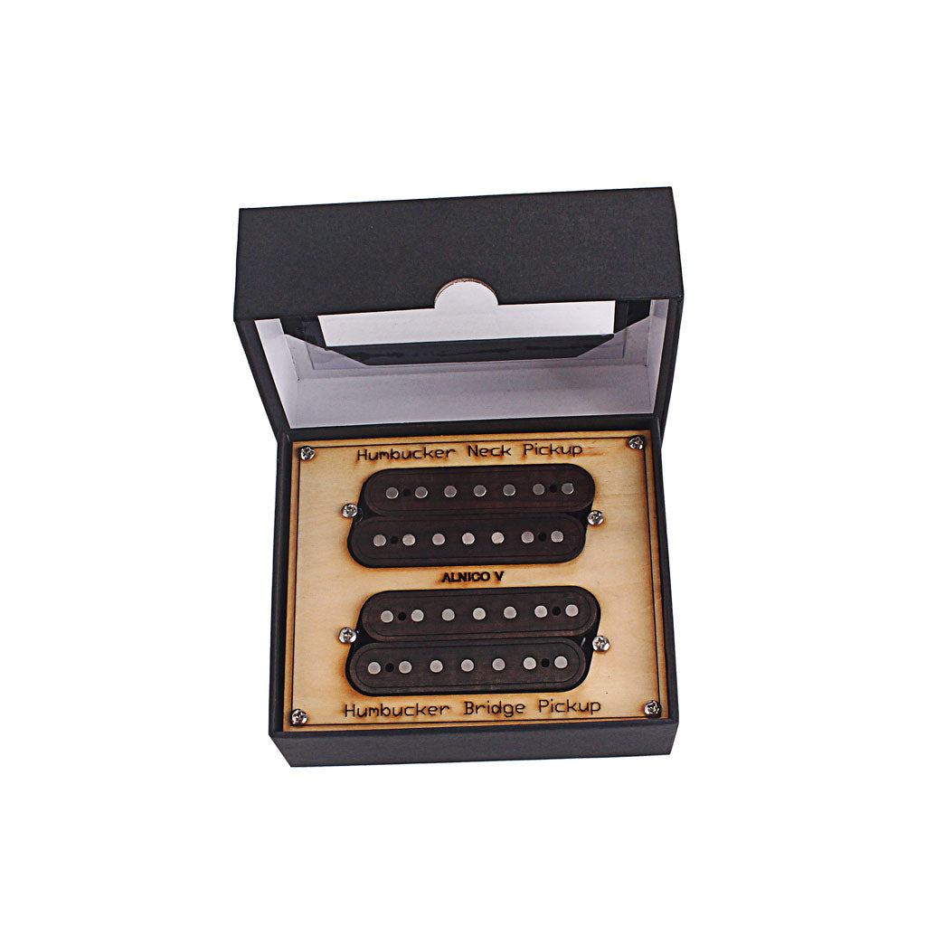 7 strings fiber alnico v neck and Bridge Pickup Humbucker Guitar
