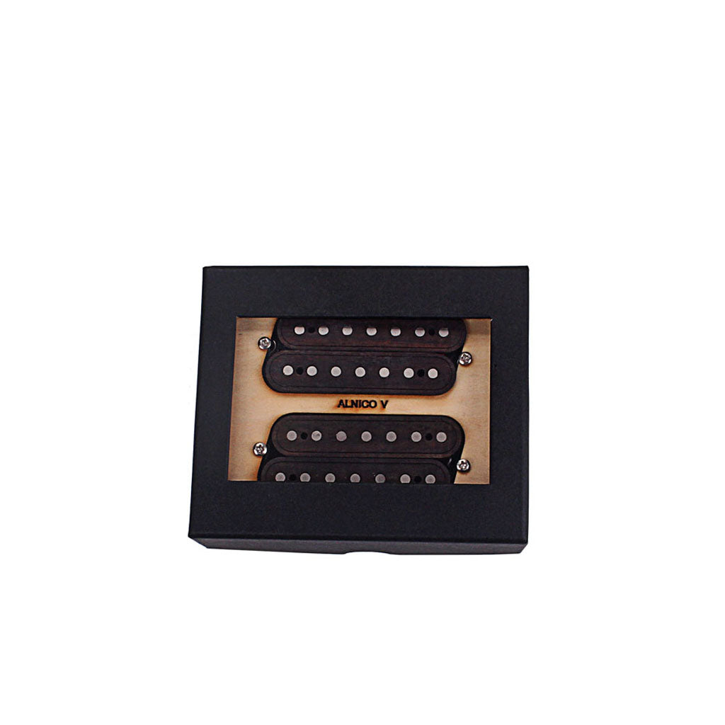7 strings fiber alnico v neck and Bridge Pickup Humbucker Guitar