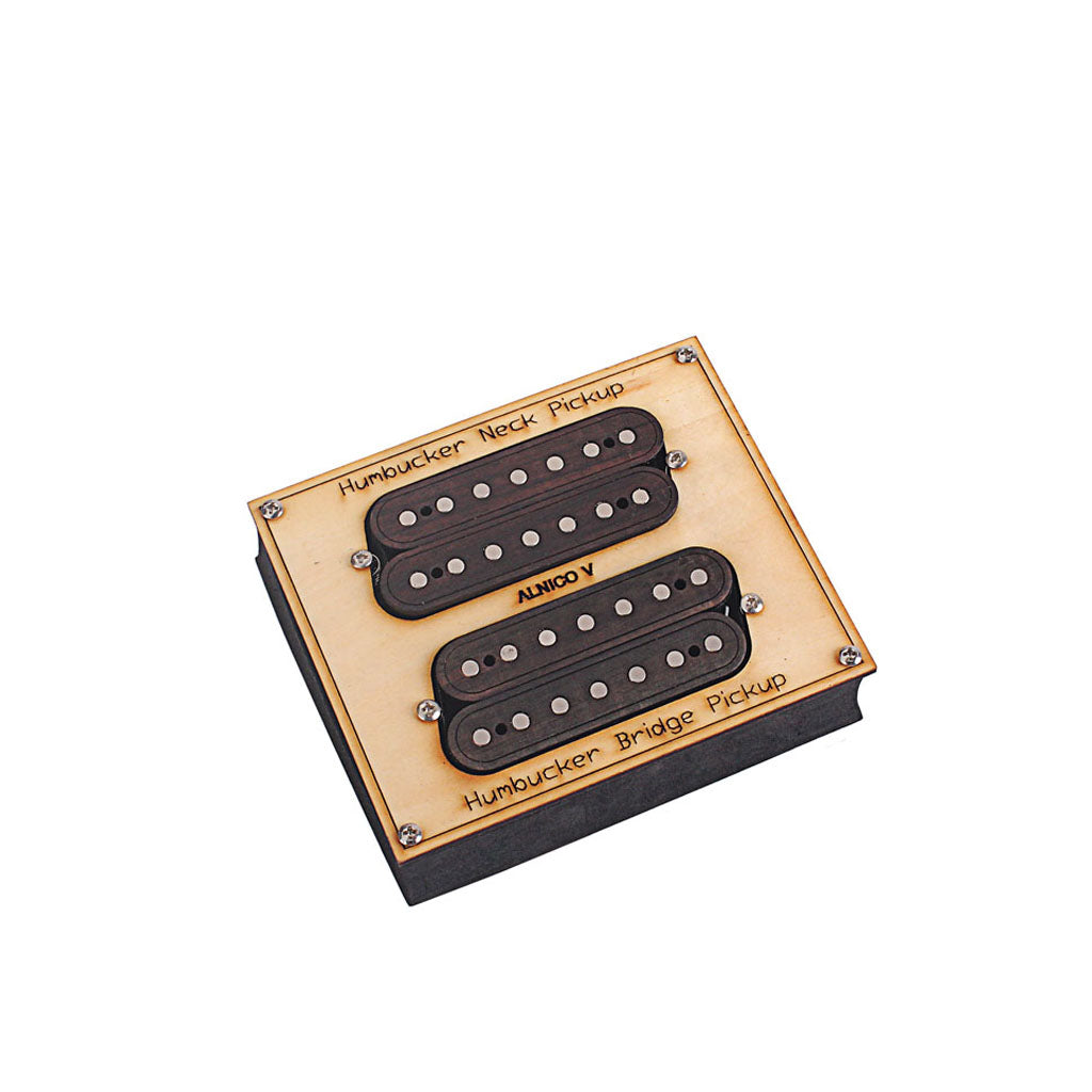 7 strings fiber alnico v neck and Bridge Pickup Humbucker Guitar