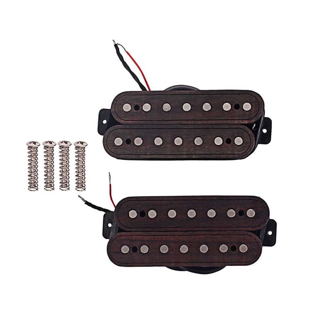7 strings fiber alnico v neck and Bridge Pickup Humbucker Guitar