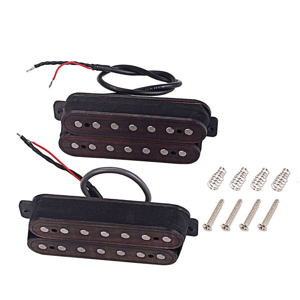 7 strings fiber alnico v neck and Bridge Pickup Humbucker Guitar