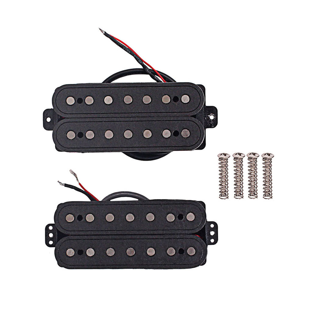 7 strings fiber alnico v neck and Bridge Pickup Humbucker Guitar