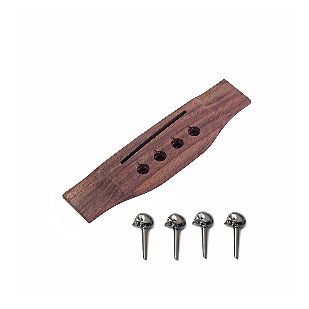 4 String Concert Acoustic Electric Bass Guitar bridge and pins