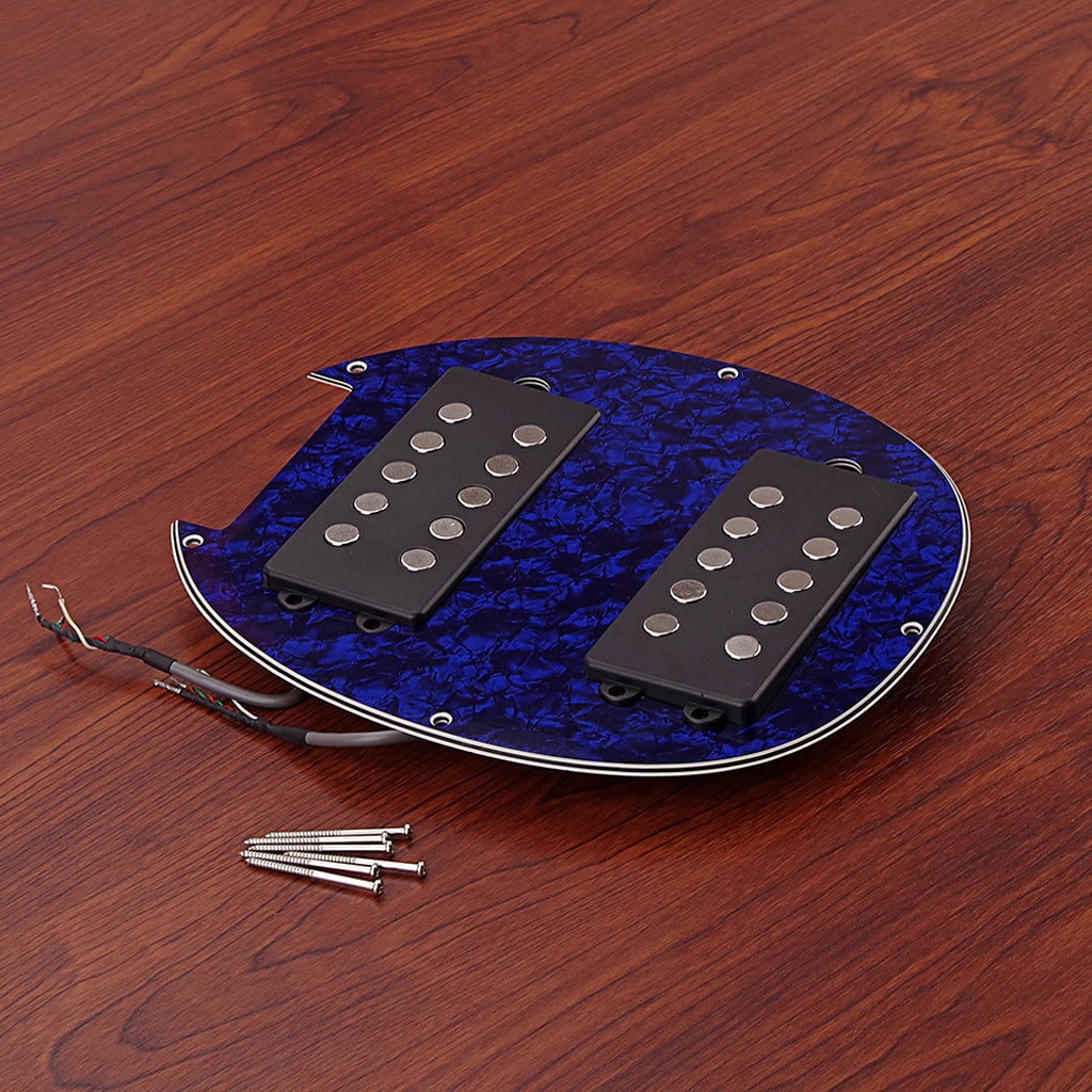 Prewired-Loaded 5-strings Guitar HH Humbucker Pickup pickguard