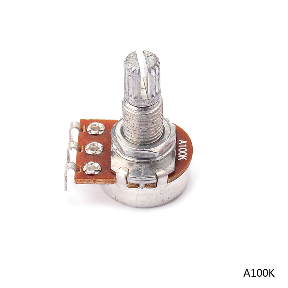 A20K/A100K mini Electric Guitar Potentiometer Audio Tone Control Taper Potentiometer Guitar Accessory