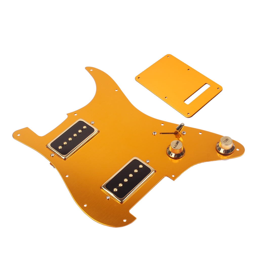 3PLY Prewired Loaded pickguard SS Alnico v For HH Guitar