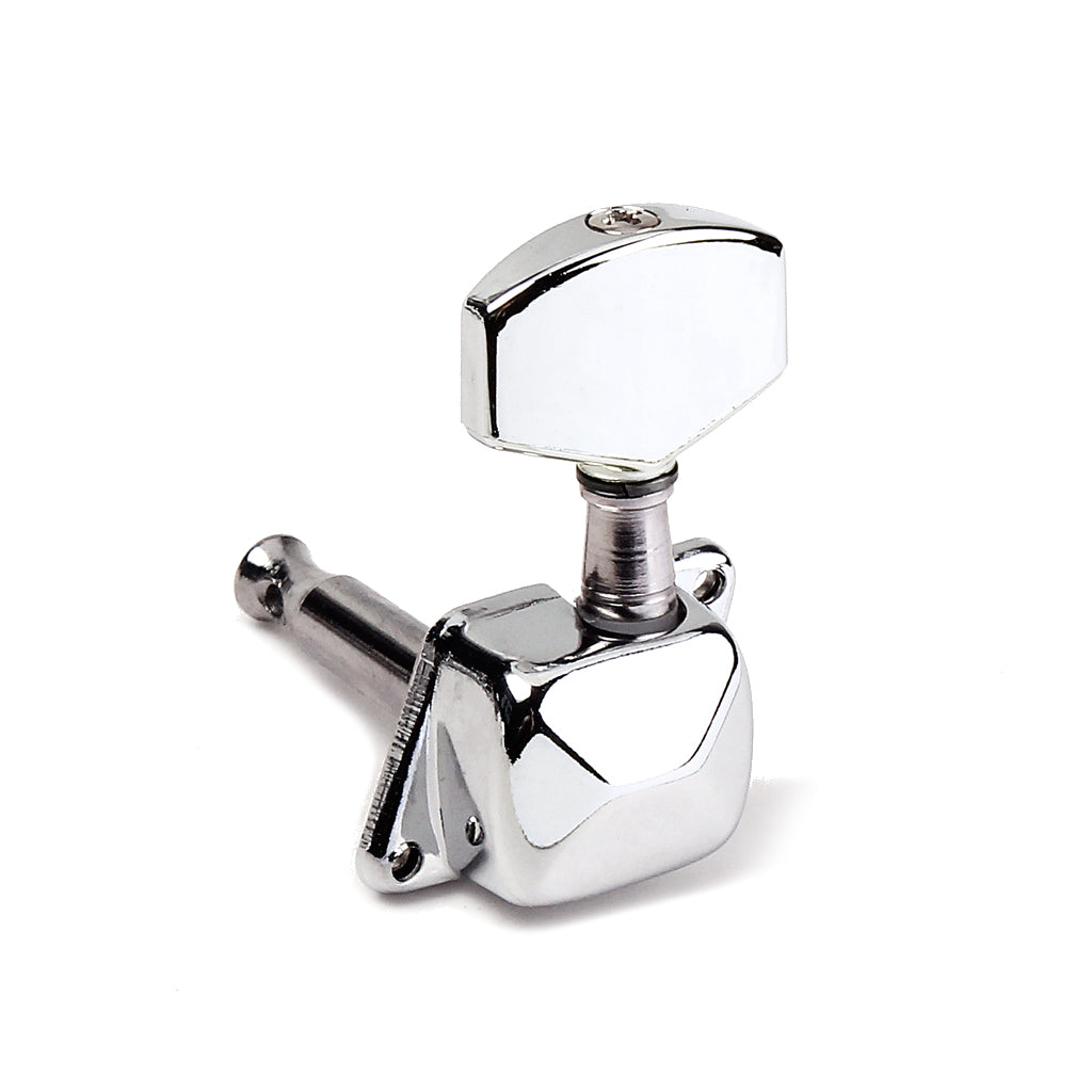 Semiclosed Guitar String Tuning Pegs Tuners Machine Heads 3L3R Chrome/Black/Gold