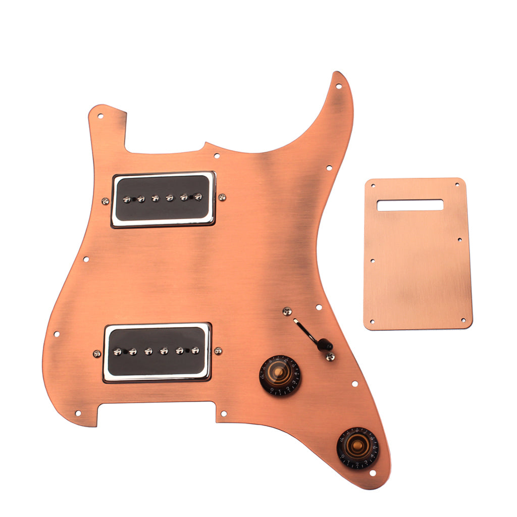 3PLY Prewired Loaded pickguard SS Alnico v For HH Guitar