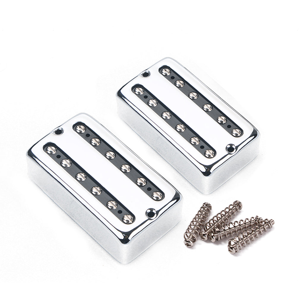 guitar humbucker Bridge & Neck Pickup Set chrome