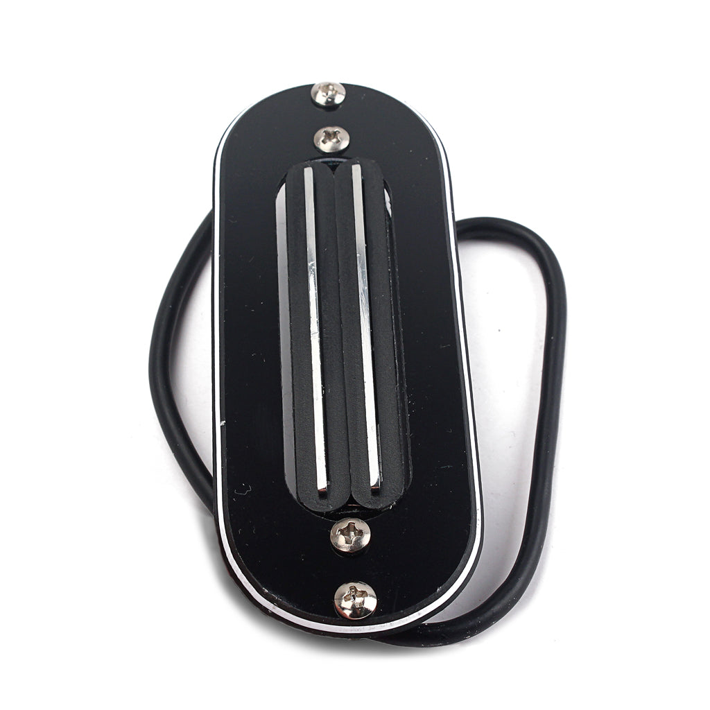 Cigar box guitar dual rail Pickup Black Sound Hole Magnetic