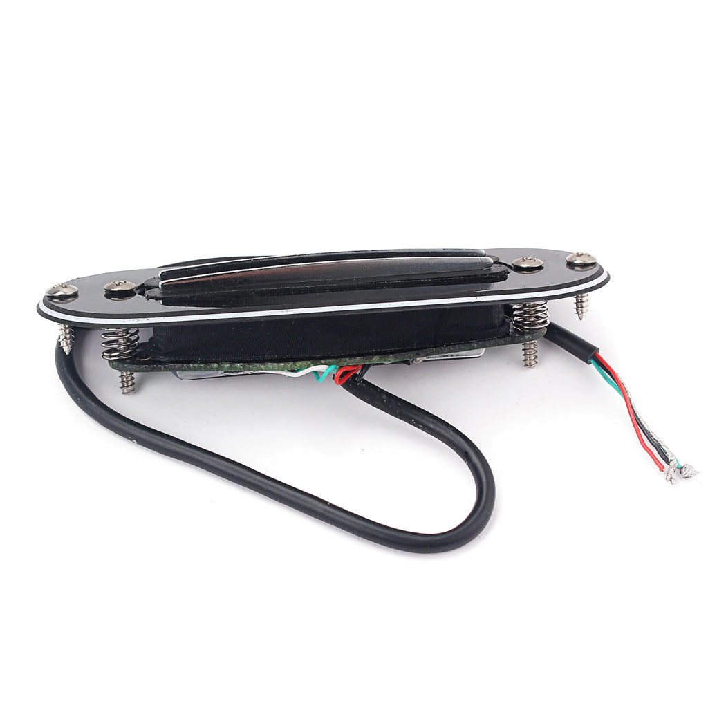 Cigar box guitar dual rail Pickup Black Sound Hole Magnetic
