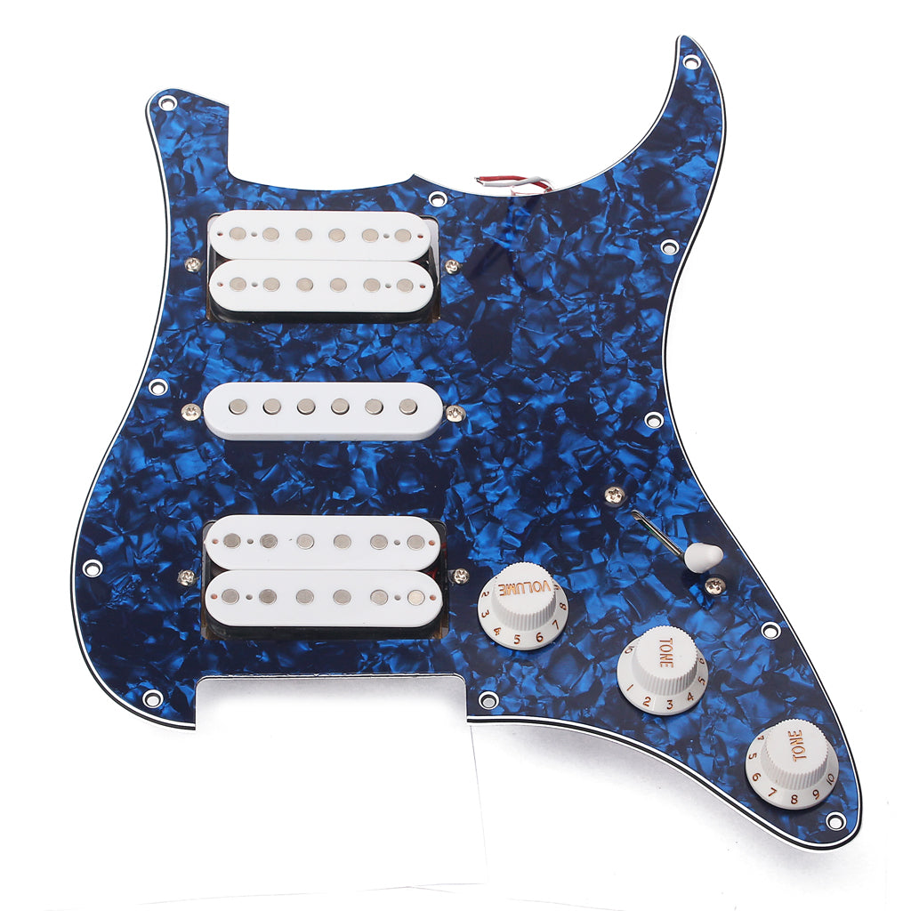 Prewired-Loaded Pickguard Humbuckers set for HSH Guitar