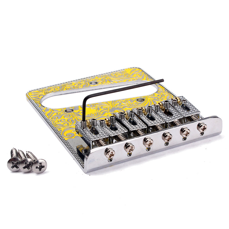Bridge with 3 Way Switch Control Knob Plate for Electric Guitar Set
