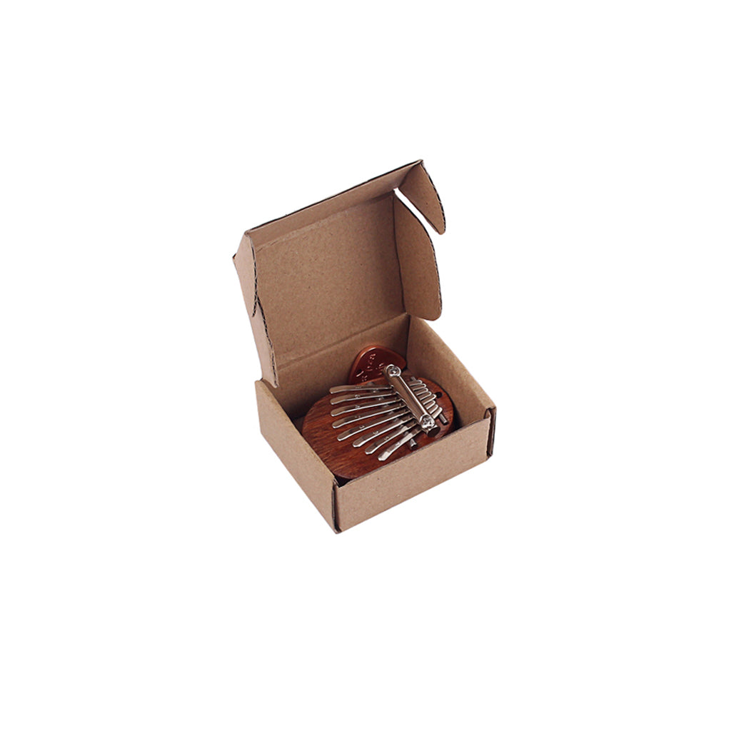 8 Key Mini Kalimba African Wood Mahogany Thumb Piano Finger
