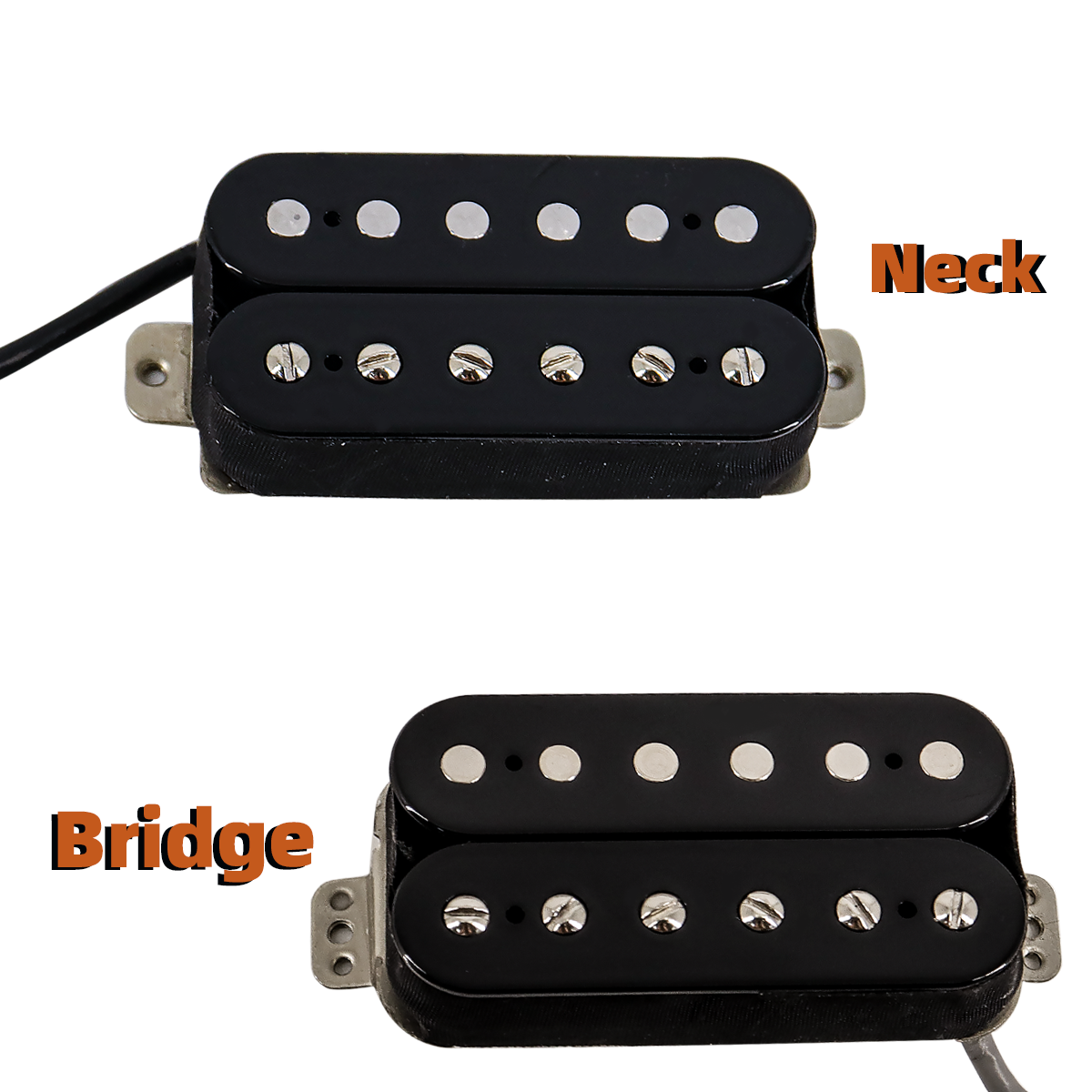 Bridge Humbucker Pickup 52.5mm Open Style Electric Guitar Pickup Perfect for Blues,Country,Punk,Hard Rock and Metal