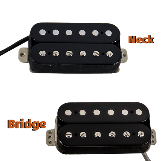 Bridge Humbucker Pickup 52.5mm Open Style Electric Guitar Pickup Perfect for Blues,Country,Punk,Hard Rock and Metal