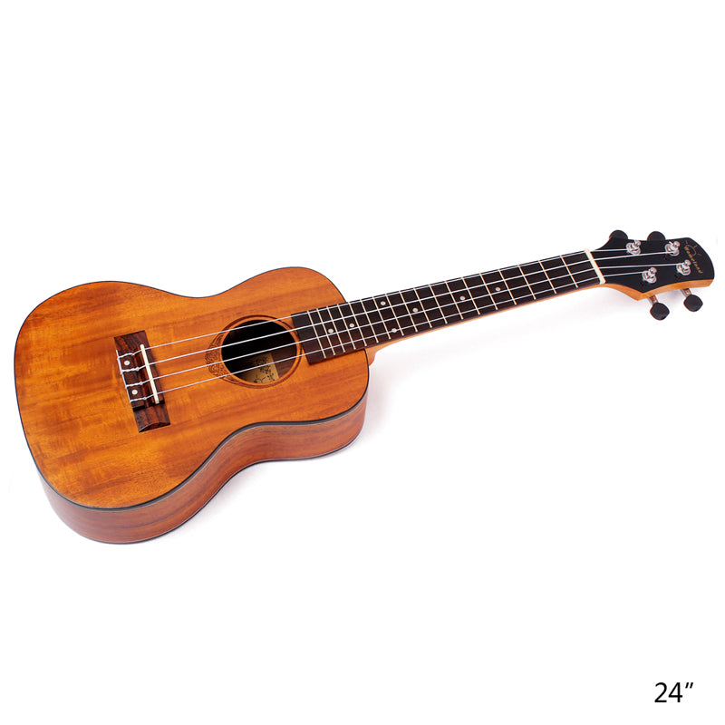 24" Spruce Sapele Ukulele Rosewood Fretboard 4 Strings Musical Instrument for various festival Gift Present