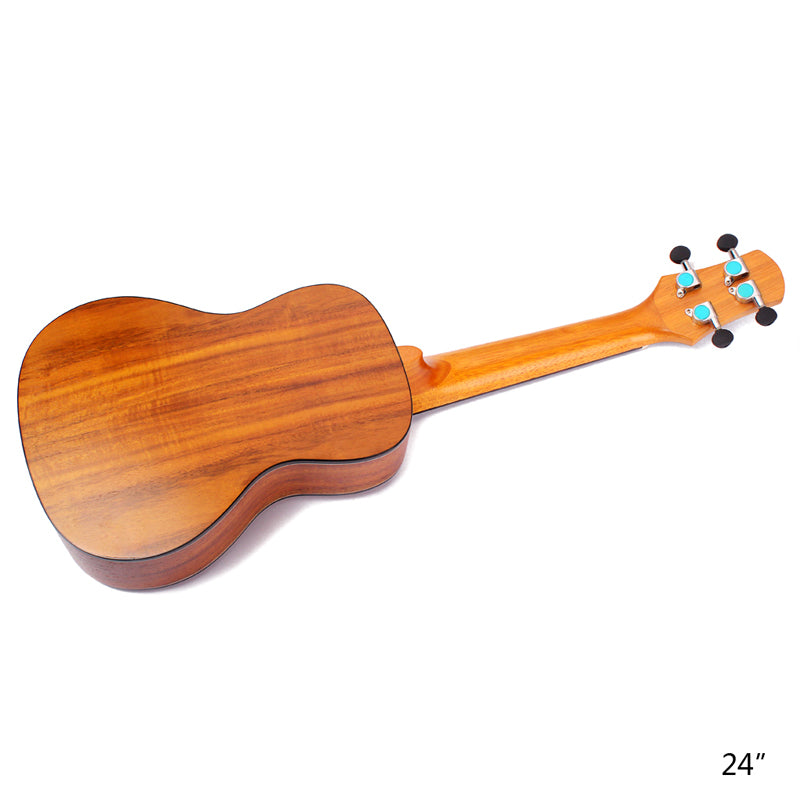 24" Spruce Sapele Ukulele Rosewood Fretboard 4 Strings Musical Instrument for various festival Gift Present