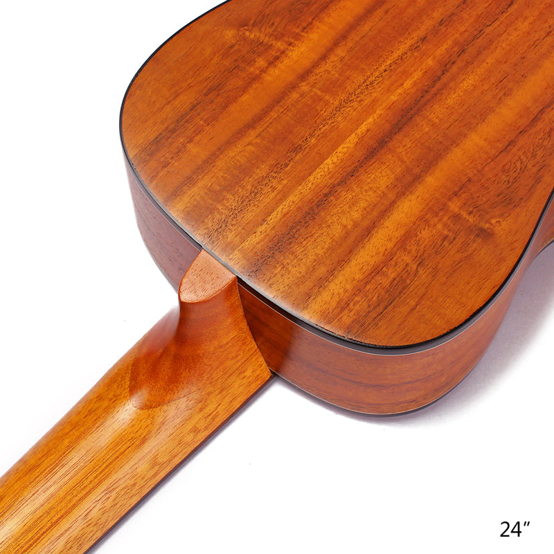 24" Spruce Sapele Ukulele Rosewood Fretboard 4 Strings Musical Instrument for various festival Gift Present