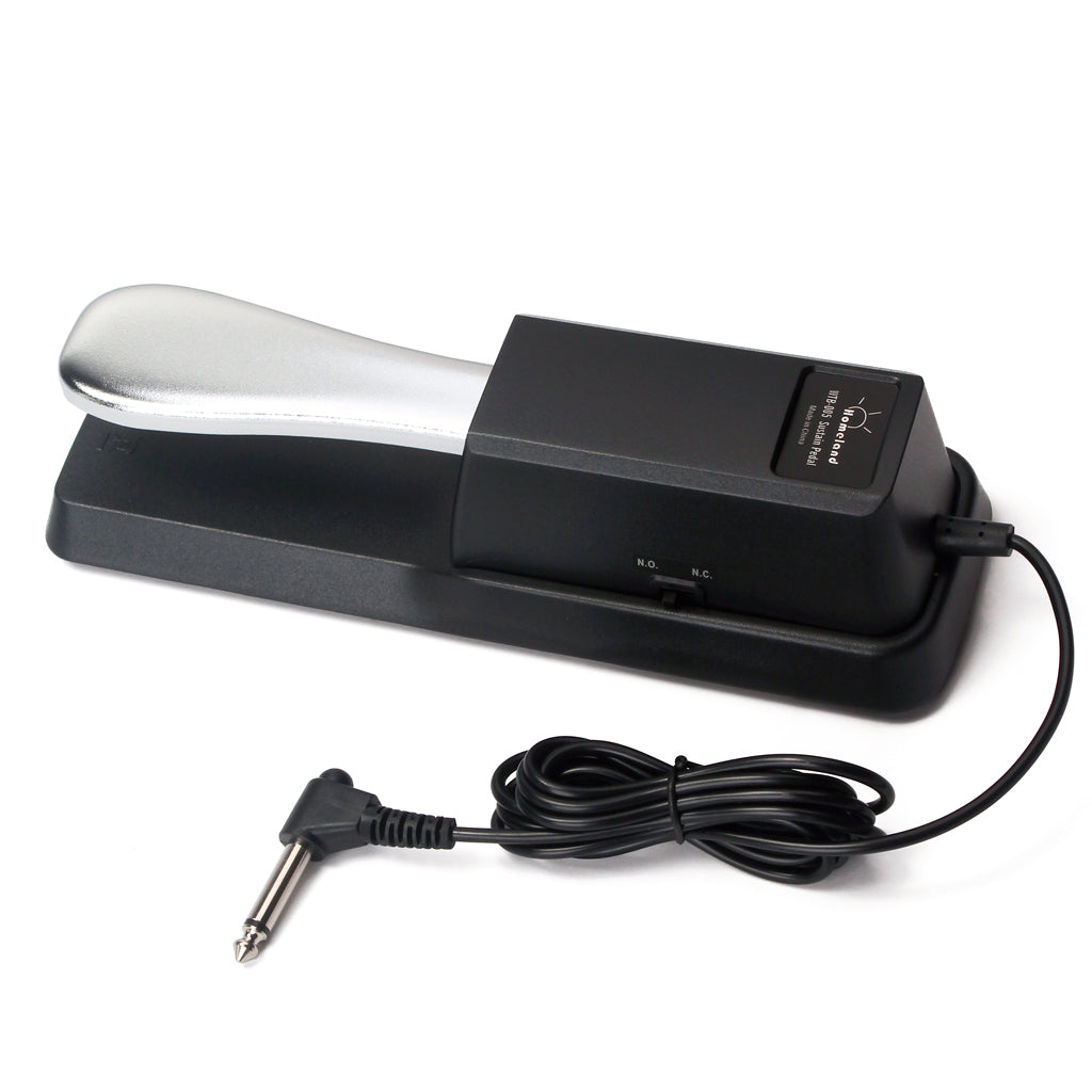 High Quality Piano Keyboard Sustain Pedal Damper Chrome Plated Pedal & Plastic Shell Musical Instruments