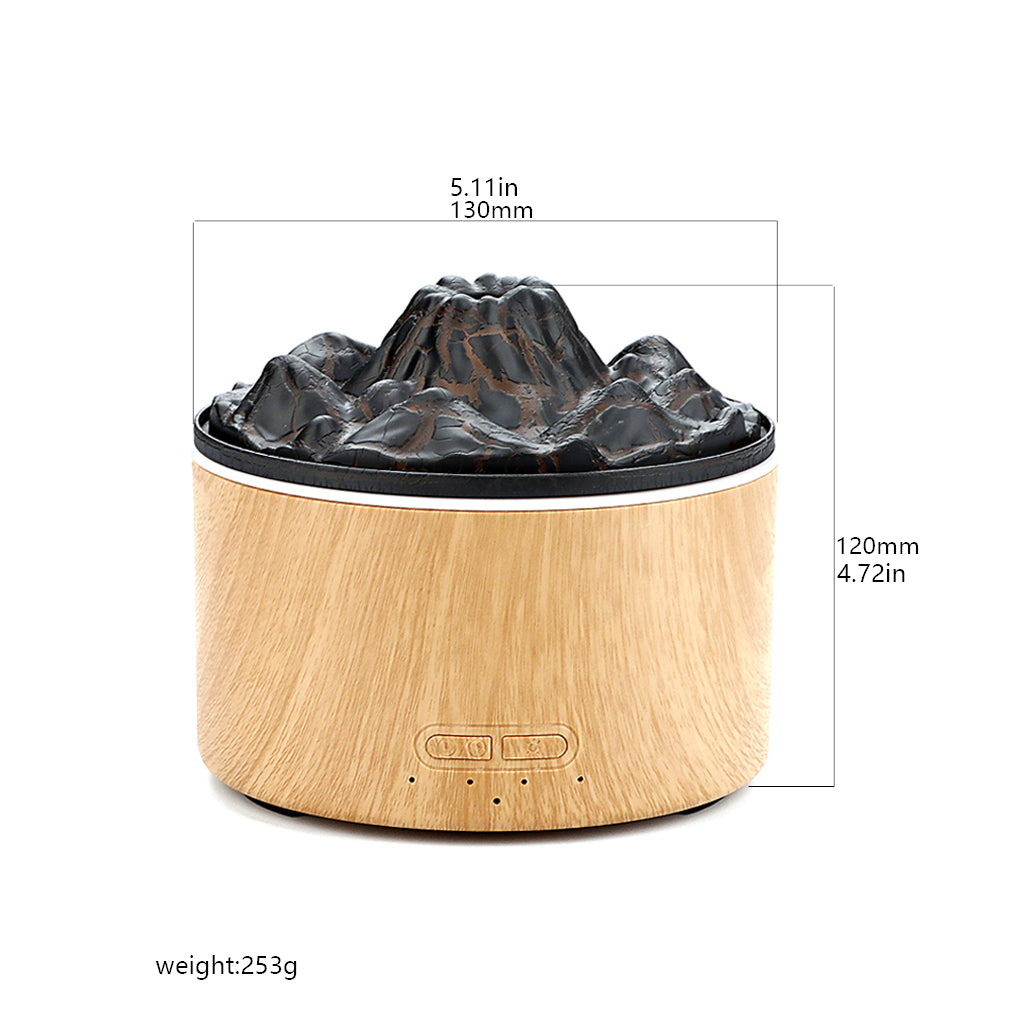 Flame Volcano Humidifiers Diffusers With Colored Lights Aromatherapy Diffusers Essential Home Room Decoration Fragrance