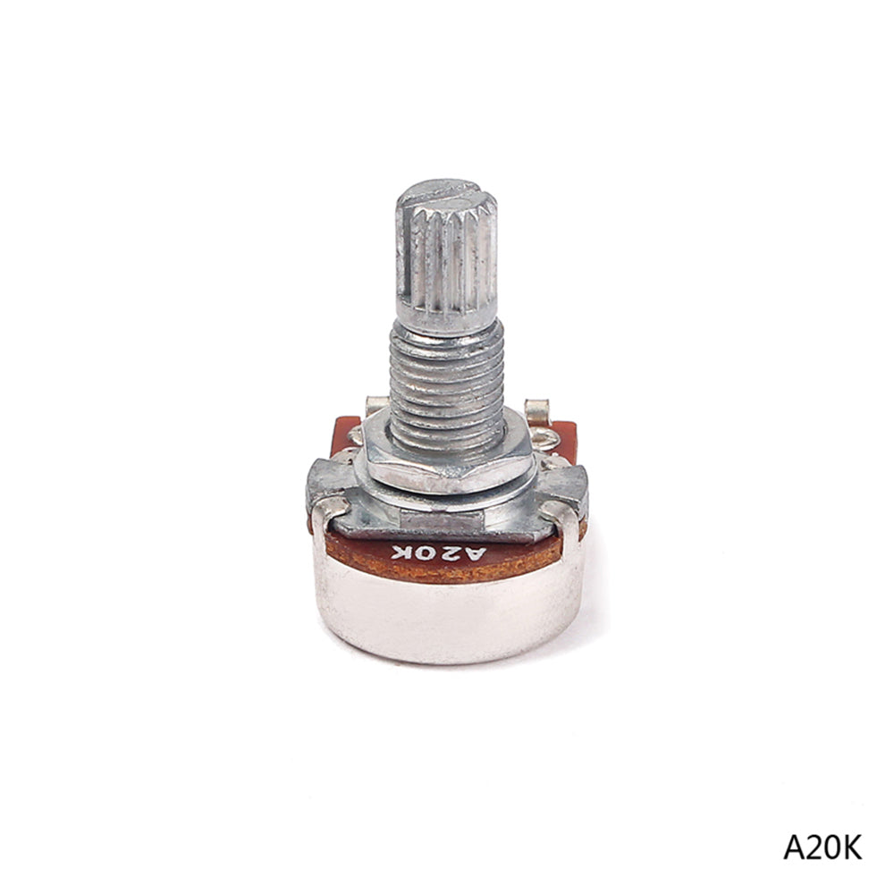 A20K/A100K  mini Electric Guitar Potentiometer Audio Tone Control Taper Potentiometer Guitar Accessory