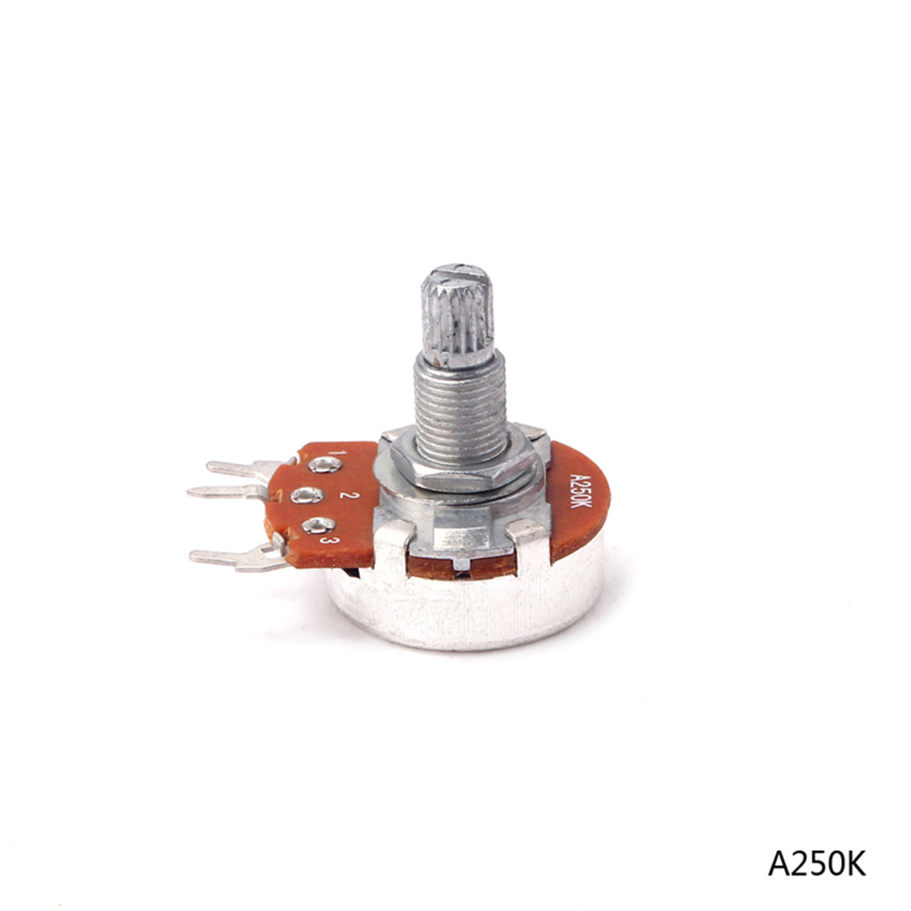 A/B250k OHM Audio POTS Guitar Potentiometers 18mm Shaft