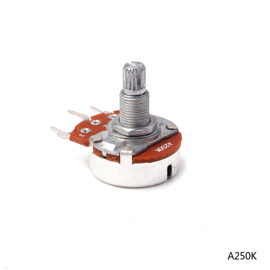 A/B250k OHM Audio POTS Guitar Potentiometers 18mm Shaft