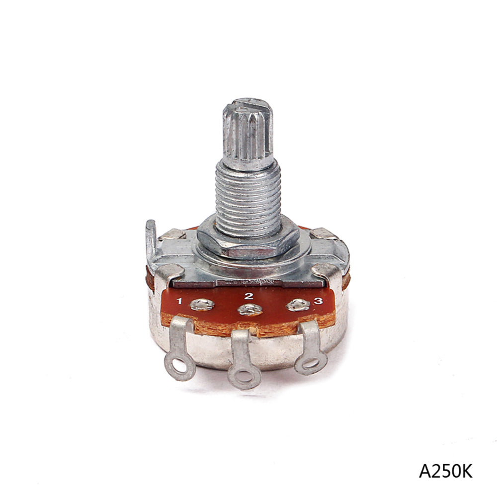 A/B 250k POTS Guitar Potentiometer Long Shaft Volume and Tone Controls