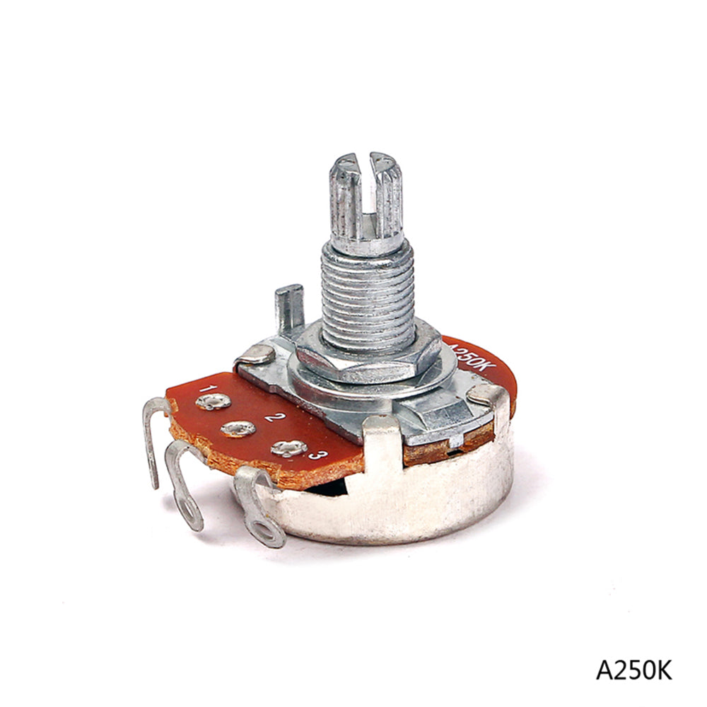 A/B 250k POTS Guitar Potentiometer Long Shaft Volume and Tone Controls