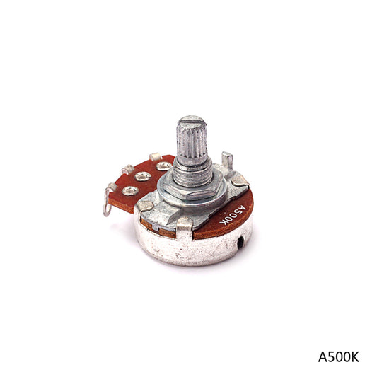 A/B 500k ELectric Bass Guitar Potentiometers Audio Tone Switch Short Shaft