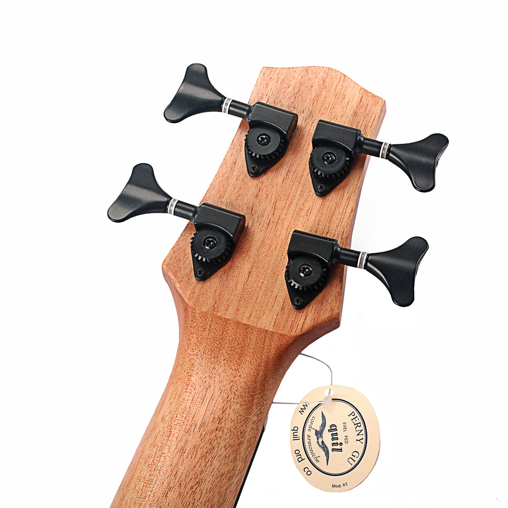 OGdni 30 inch Mini Electrica Guitar Musical Instruments Full Sapele Retro Closed Knob Ukulele 4 strings Bass Guitar