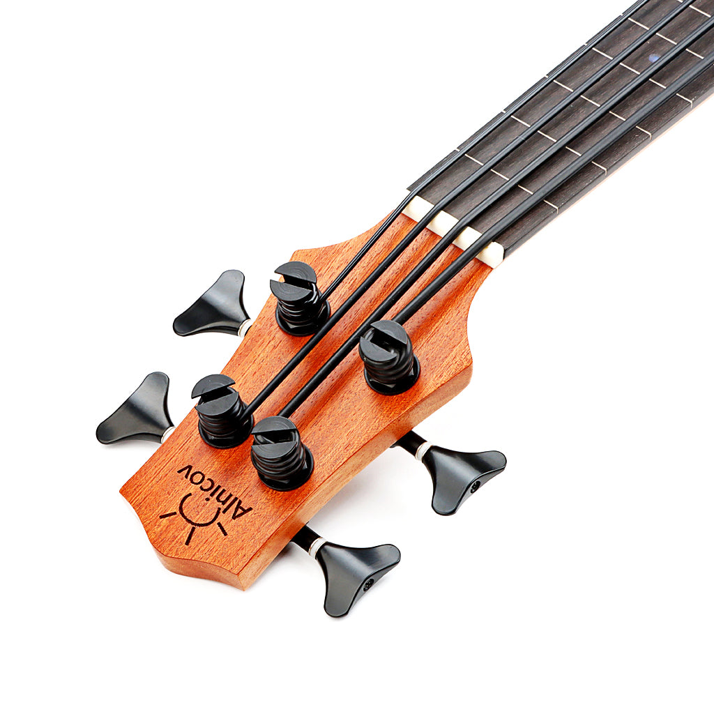 16 Fret Bass Guitar with EQ for 4 String Acoustic Bass Guitar Ukelele