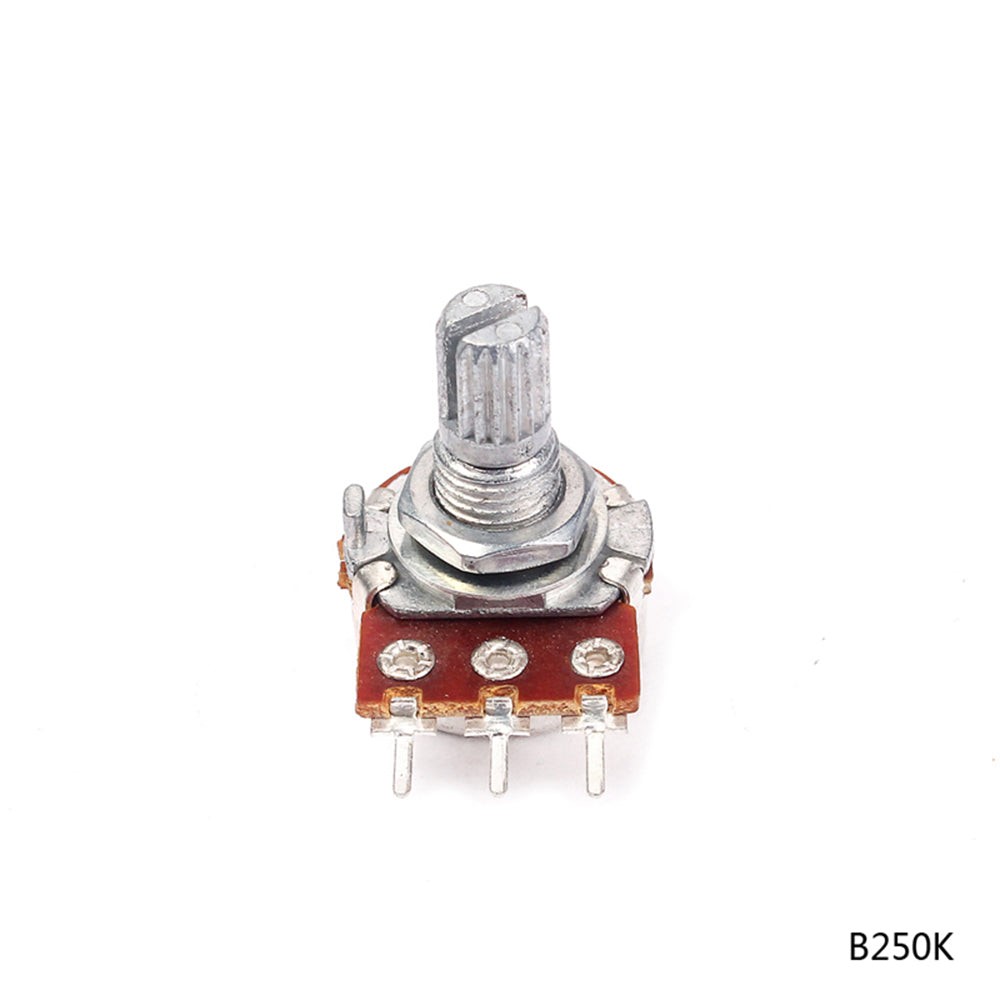 Guitar Potentiometers B250k Split Short Shaft Pots Audio Tone  Switch Control