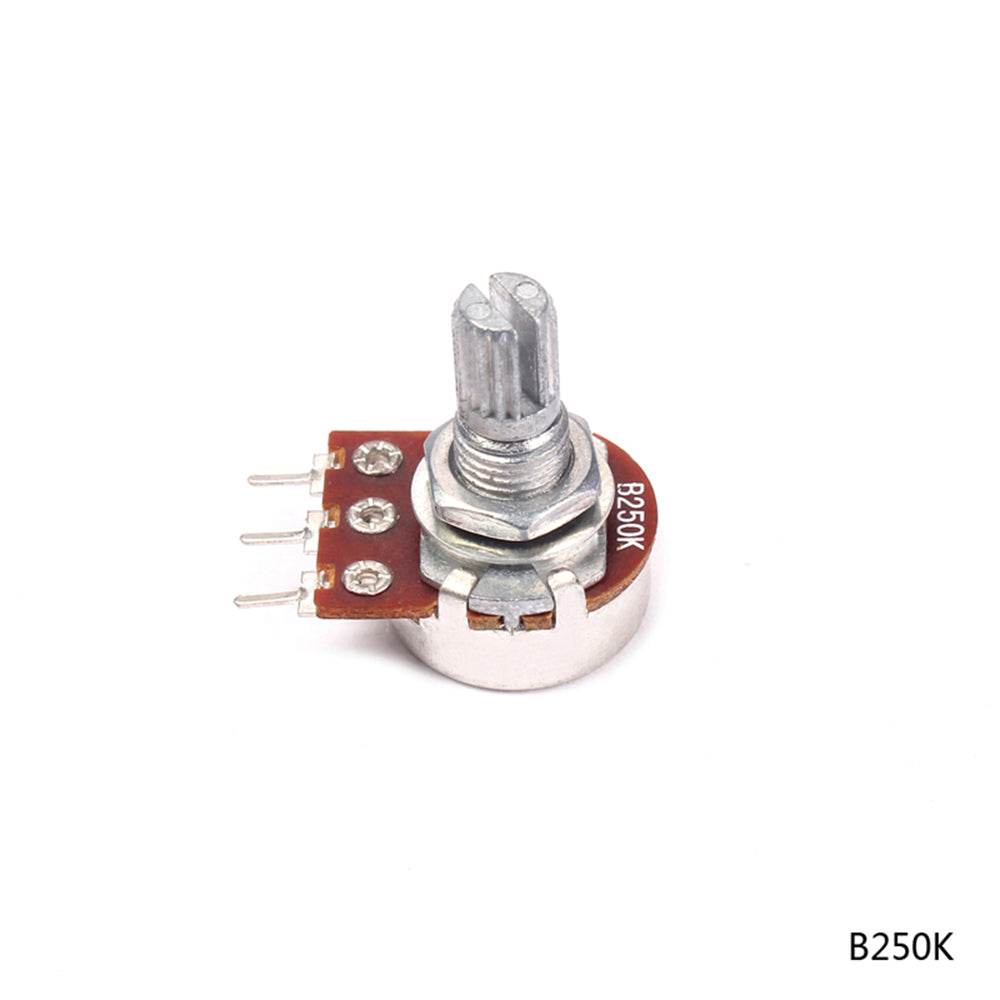 Guitar Potentiometers B250k Split Short Shaft Pots Audio Tone  Switch Control