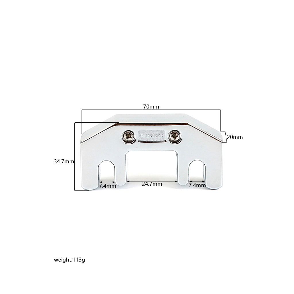 Heavy Metal Cello Mute Practice Silencer for Accessory Chrome