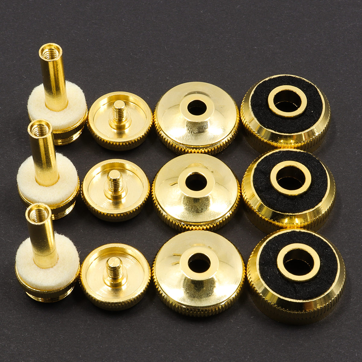 Trumpet Valve Finger Buttons Trumpet Valve Caps and Rods for Trumpet Repair Kit