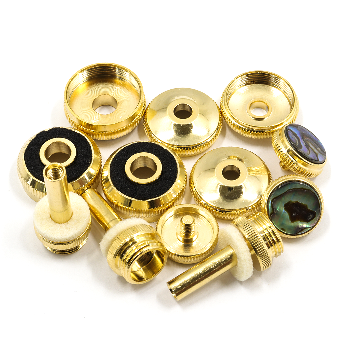 Trumpet Valve Finger Buttons Trumpet Valve Caps and Rods for Trumpet Repair Kit