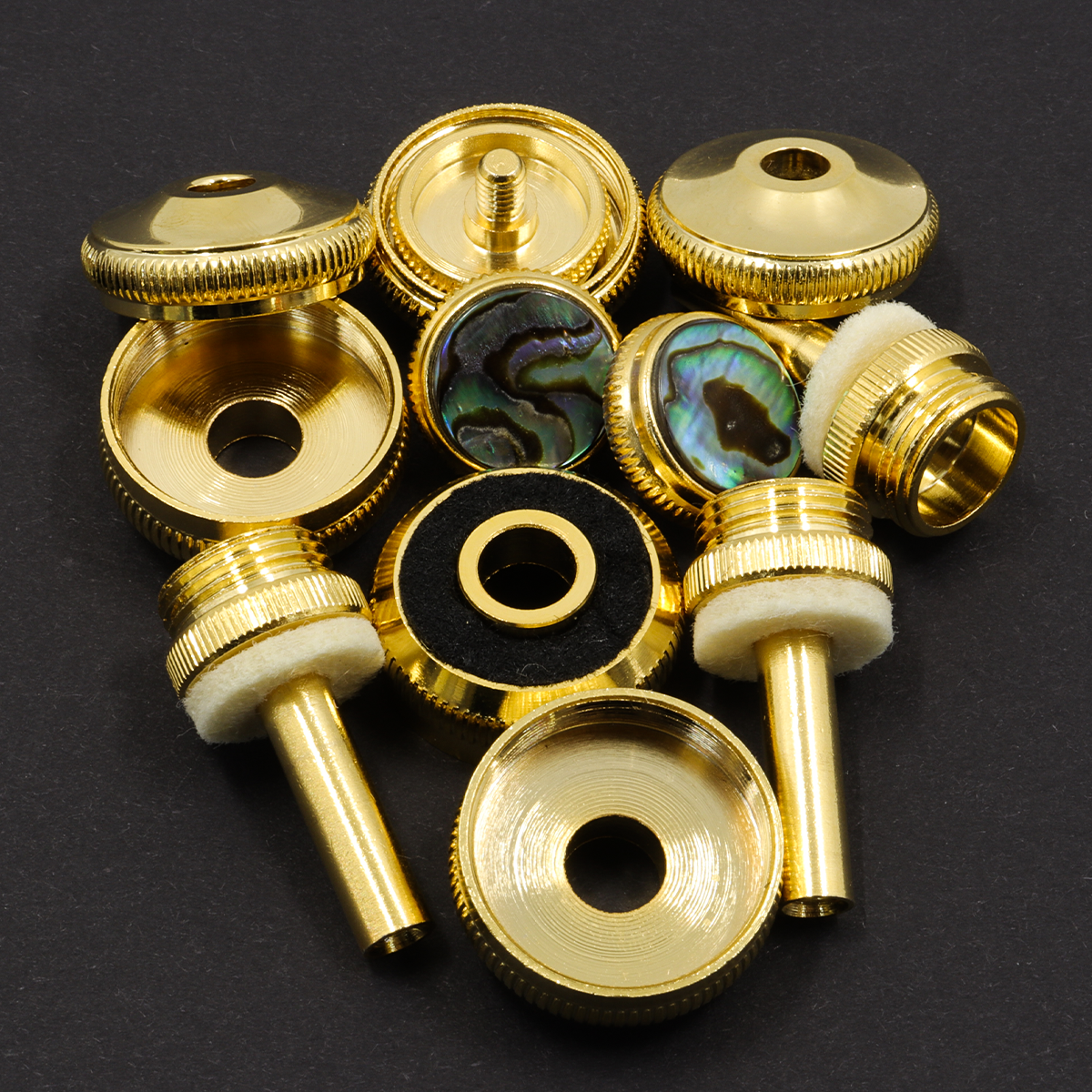 Trumpet Valve Finger Buttons Trumpet Valve Caps and Rods for Trumpet Repair Kit