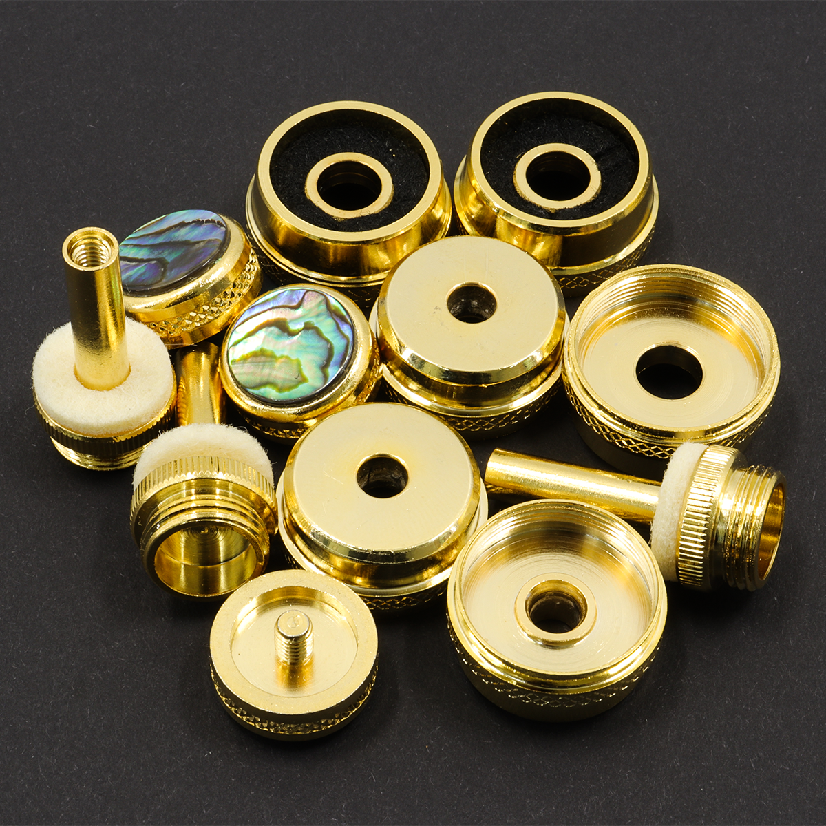 Trumpet Valve Finger Buttons Trumpet Valve Caps and Rods for Trumpet Repair Kit