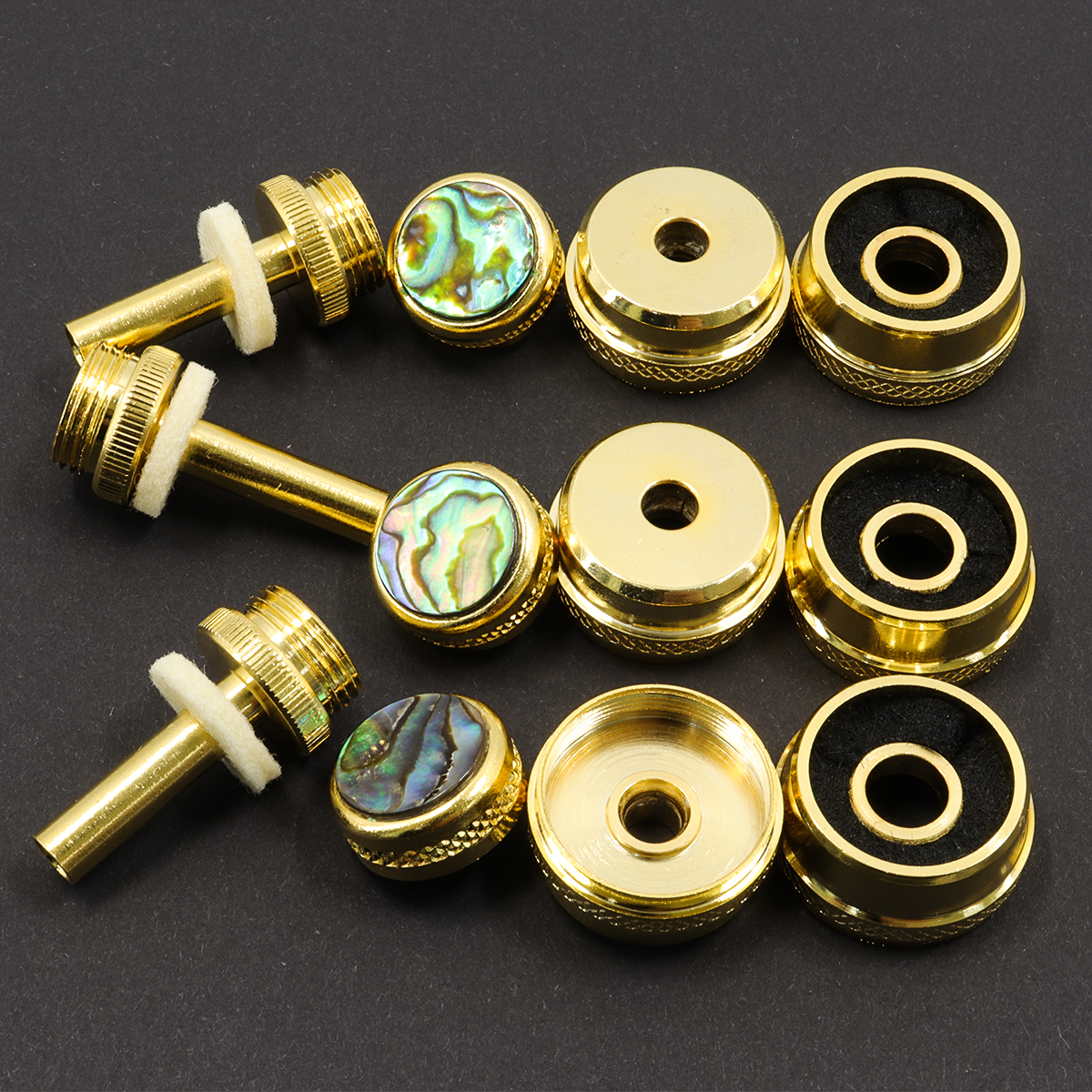 Trumpet Valve Finger Buttons Trumpet Valve Caps and Rods for Trumpet Repair Kit