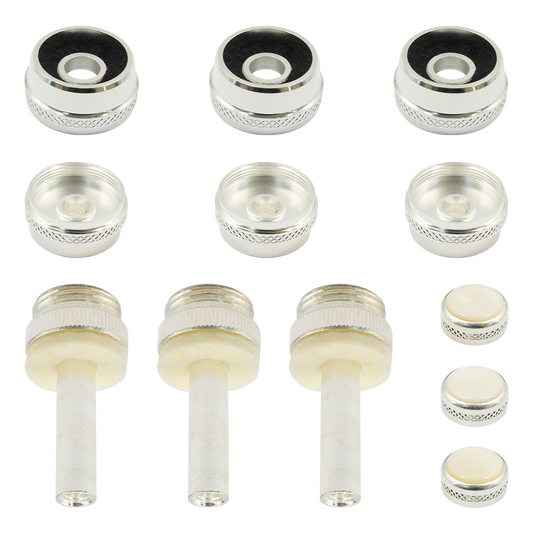 Trumpet Valve Finger Buttons Trumpet Valve Caps and Rods for Trumpet Repair Kit