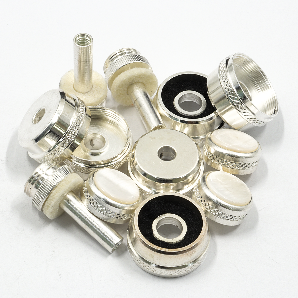 Trumpet Valve Finger Buttons Trumpet Valve Caps and Rods for Trumpet Repair Kit