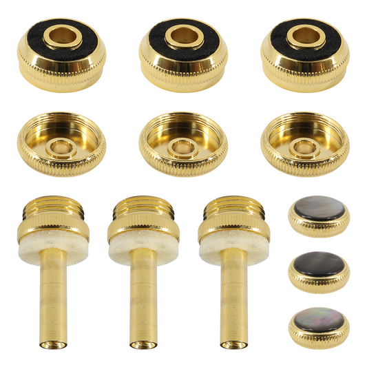 Trumpet Valve Finger Buttons Trumpet Valve Caps and Rods for Trumpet Repair Kit