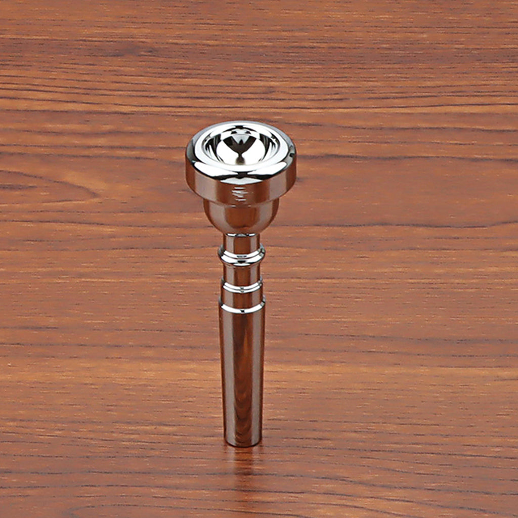 Trumpet Mouthpiece Silver Plated Trumpet Mouthpiece Replacement for Beginners Professional